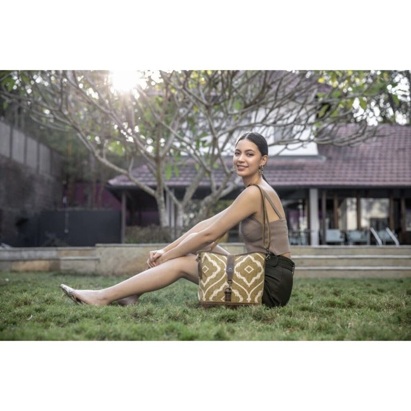 Myra Bag Brown Aesthetics Shoulder Bag S-2228