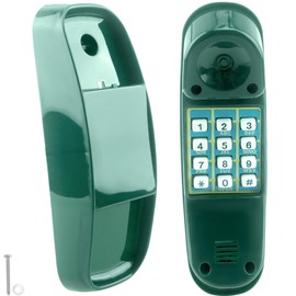 Haconba Swingset Phone Toys Playground Phone Pretend Treehouse Telephone Toy with Numeric Key for Outdoor Playground Jungle Gym Accessories (Green)