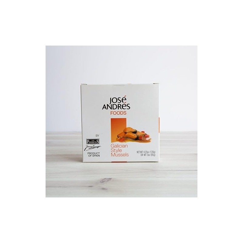 José Andrés Foods Galician Style Mussels, 4.23 oz