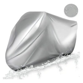 Funda Para Moto Waterproof, Talla Xl. Color Gris                                                                                                      