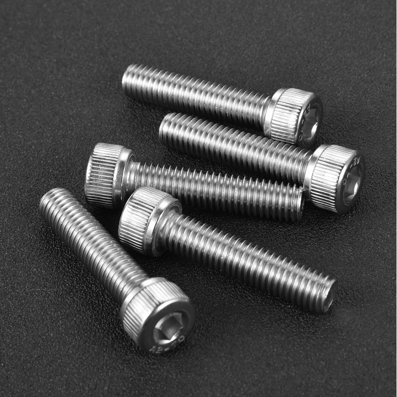 M5-0.8 x 12mm Socket Head Cap Screws 304 Stainless Steel