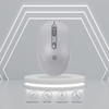 TECHZONE Mouse Inalámbrico con Click Silencioso 4 Botones Tecnología USB