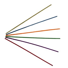 6Pcs Acrylic Round Rod Clear Fiber Optic Rod Acrylic Sticks for DIY Crafts Creative Decorations and Light Transmission Uses