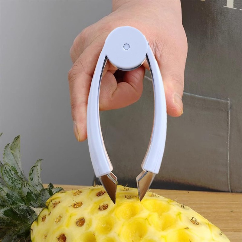 Pineapple Eye Remover,Multifunctional Stainless Steel Cutter and Fruit Corer,strawberry stem