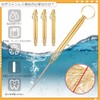 Metal Toothpick, Telescopic Toothpick, Set of 3, Outdoor Equipment, Waterproof,