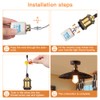 E26 E27 Ceramic Light Socket, Helunsi Medium Base Porcelain Lamp