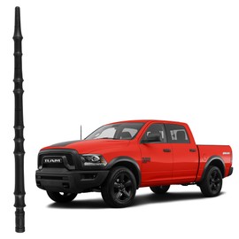 13 Inch Short Antenna for Dodge Ram 1500 2500 3500 2009-2024 Dodge Ram 1500 Accessories Dodge Ram Classic Warlock Radio Antenna Replacement for AM FM, Dodge Ram Truck Antenna-Bamboo Shape