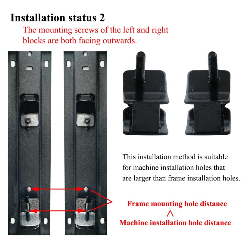 KIKITE Generator Anti Vibration Rubber Mount for 2000w 3000w 3500w