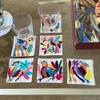 Two Sisters Juego de 6 Portavasos, Variados Dibujos Bordado a