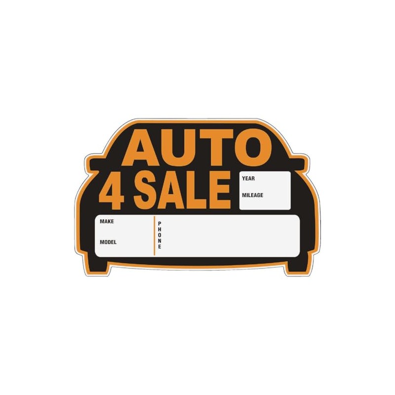 AUTO FOR SALE SIGN