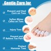 JKcare Pinky Toe Sleeves Gel Corn Cushion Pads 10 Pairs/20