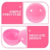 Didiseaon 50 Pcs Openable Raffle Balls, Pink PVC Lottery Capsules,