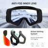 TOREGE Ski Goggles Anti Fog Dual-Layer UV Protection Snowboard Goggles