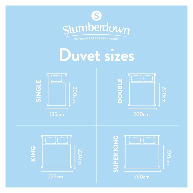 Slumberdown Cool Summer Nights Single Duvet - 4.5 Tog Lightweight