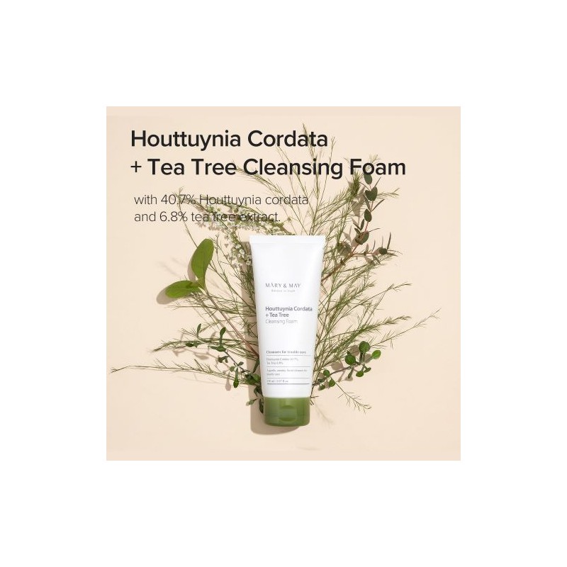 Mary&May [Mary&May]Houttuynia Cordata + Tea Tree Cleansing Foam 150ml