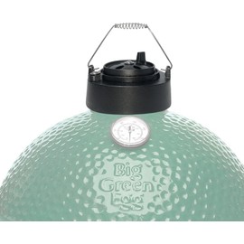 Quantfire Cast Iron Cap for Big Green Egg Dual Function Metal Top, Daisy Wheel Chimney Cap for Small/MiniMax Big Green Egg Accessories Replacement