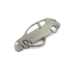 Streetculture CarShape Stainless Steel Key Fob – Performance Tuning Keychain – Compatible with Toyota Corolla E12 3 Door Car Shape