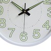 12 Inch Luminous Wall Clock Minimalist Round Quartz Clock for