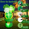 OurWarm 6FT St Patricks Day Inflatables Outdoor Decorations, St. Patrick's