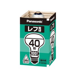 Panasonic Reflex Bulb (Indoor) E26 Base, 100 V, 40 Type, Flood Type (Beam Angle = 60°)