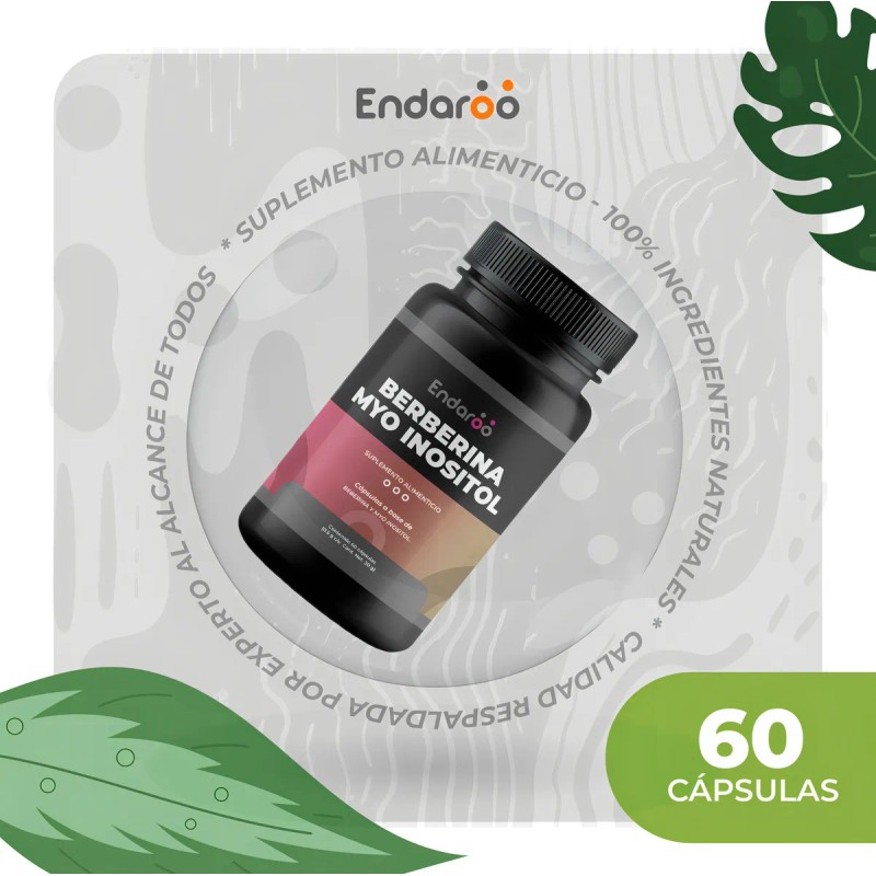 Berberina Myo Inositol 180 Cpsulas Sabor Sin Sabor