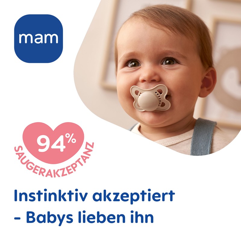 MAM Original Day & Night Soothers, 0-6 Months, Fox/Moon, Pack