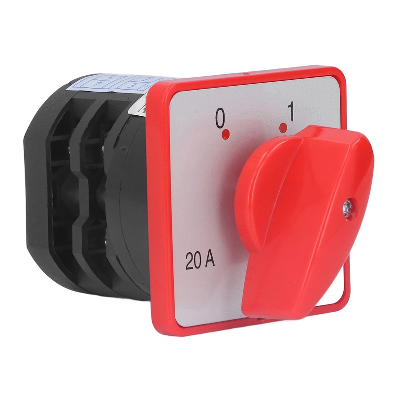 Changeover Switch PC Flame Retardant Combination Selector Switch 2 Sections