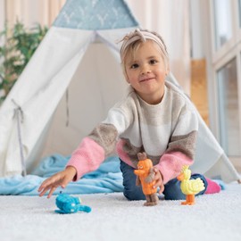 PlayMais Basic My 1st DieMaus Craft Set for Children from 3 Years, Motor Skills Toy with 650 Pieces, Accessories & Instructions (English language not guaranteed), Natural Toy, Promotes Creativity and