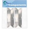 2-Pack BBQ Grill Heat Shield Plate Tent Replacement Parts for