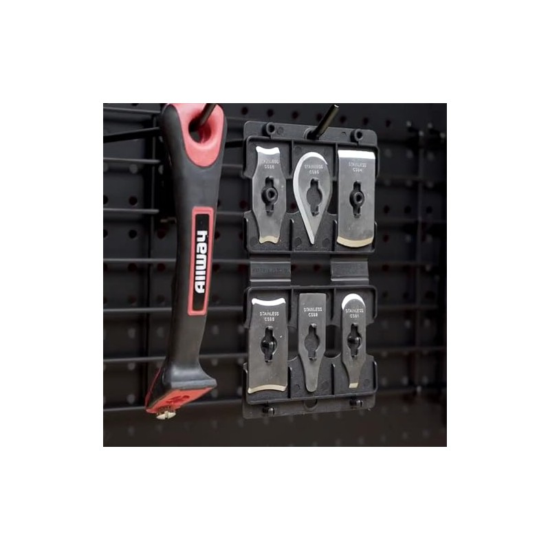 ALLWAY CS6 Soft-Grip Contour Scraper Set with 6 Blades and