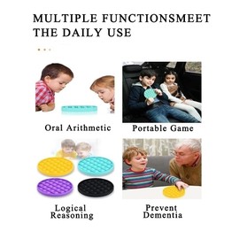 Multicolor 20 Pack Fidget Toys,Push Pop Fidget Sensory Toys Set,Stress Relief Gifts for Kids & Adults,Pop Bulk & Party Favors Toddler Toys for Easter Gifts,Party Supplies,Classroom Prizes