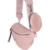 styleBREAKER 02012396 Women’s Half Moon Crossbody Shoulder Bag Set, 2