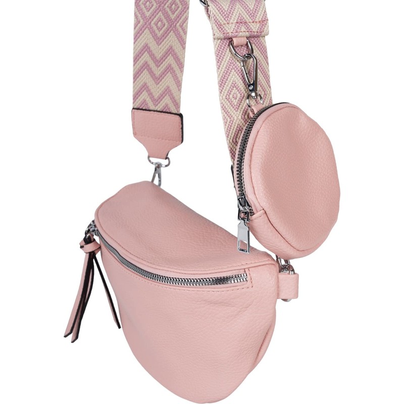 styleBREAKER 02012396 Women’s Half Moon Crossbody Shoulder Bag Set, 2