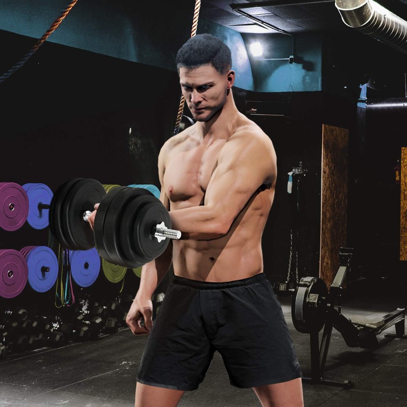 A2ZCARE Threaded Dumbbell Handles/Adjustable Dumbbell Bar Handles - Fit 1