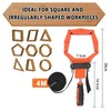 2 Packs Band Clamps Woodworking Straps with 4 Corner Claws,