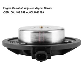 Camshaft Adjuster Sensor, 06L109259A Engine Camshaft Crankshaft Adjuster Magnet CPS Sensor Fit for