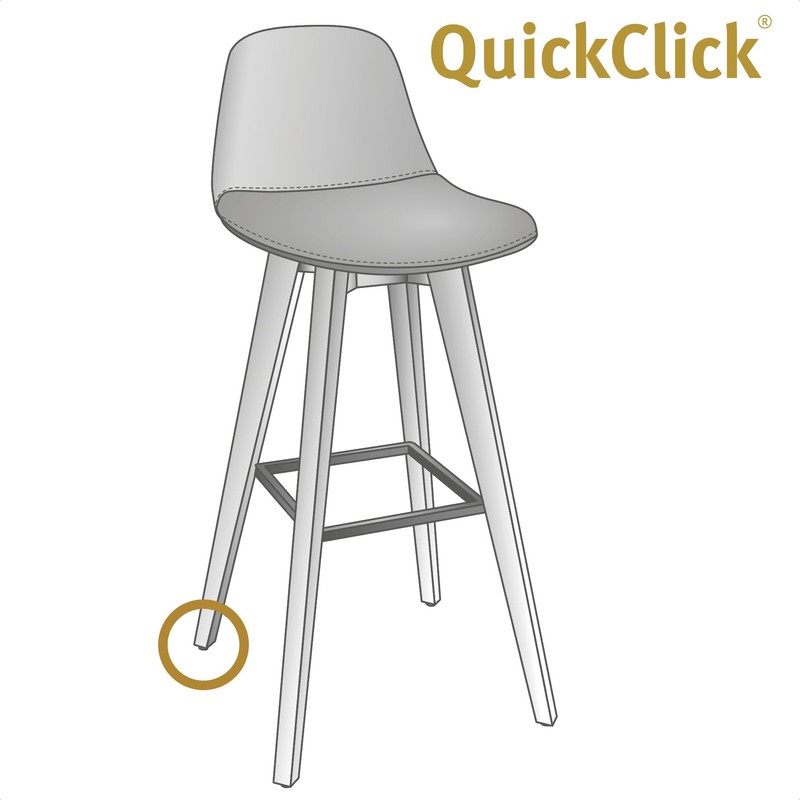 Wagner QuickClick® Felt Gliders, Furniture Gliders, Chair Glides, Set of