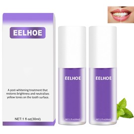 Purple Teeth Whitening Toothpaste, Teeth Cleansing Toothpaste, Lila Zahnpasta Weisse Zähne, Zahnreinigungs Zahnpasta, Intensive Fleckentfernung (2pcs)