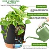 Fielda 2 Pack 8 Inch Pots for Plants Indoor, Plastic