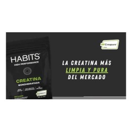 Habits, Creatina Monohidratada 300 Gr. Sin Sabor, Sfn.