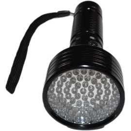 HQRP 68 LEDs Blacklight Flashlight with 390nm for Pet Urine Detection, Scorpion Hunting, Checking Pets for Ringworm, Detecting Blood on the Surface, Hotel Room Inspection