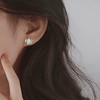 Women's Earrings, 12 Months Birthstone, Sterling Silver, Top Grade AAAAA