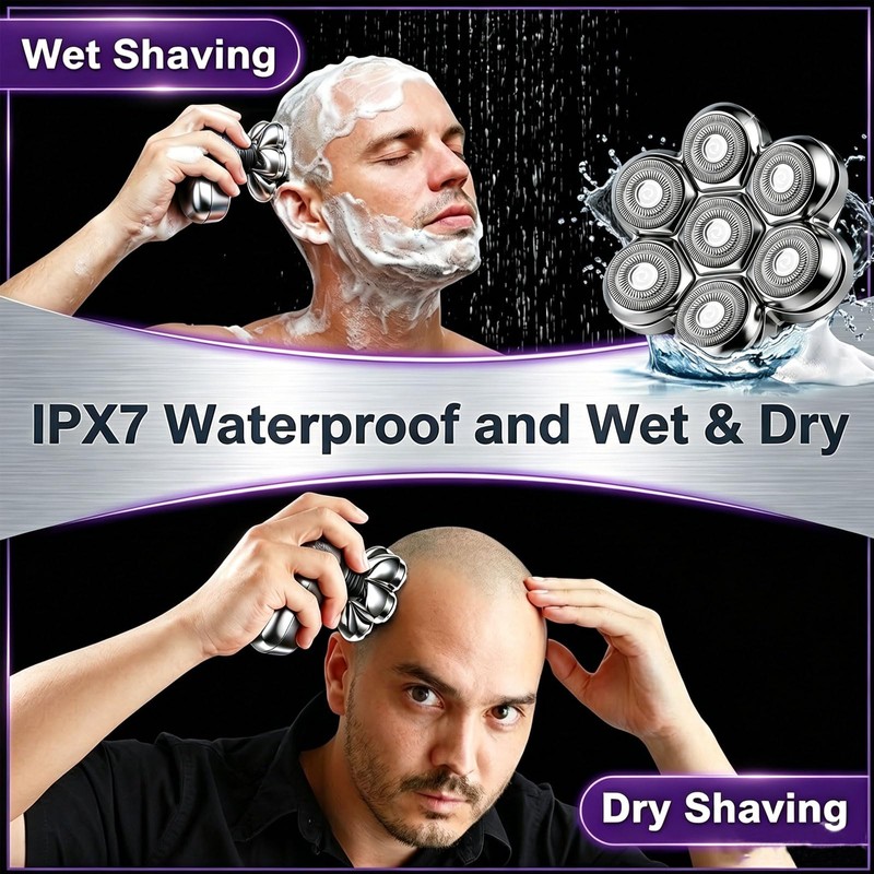 7D Magnetic Floating Heads for SHPAVVER Wyklaus Cyruzi Bald Razors