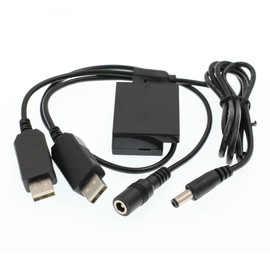 DRRI ACK-E8 Dual USB Power Adpater for EOS Rebel T2i T3i T4i T5i Canon EOS 550D 600D 650D 700D Kiss X4 X5 X6