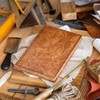 sourcing map 100pcs A4 160gsm Leather Grain Binding Covers Presentation