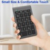 Bluetooth Numeric Keypad for Laptops - Portable Wireless Numeric Keypad