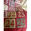 Handmade Jumbo size Classic Quilted Christmas Stocking Advent Calendar,25 Day