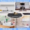 Sink Faucet Mat Silicone Drainage Design Easy Cleaning Faucet Water
