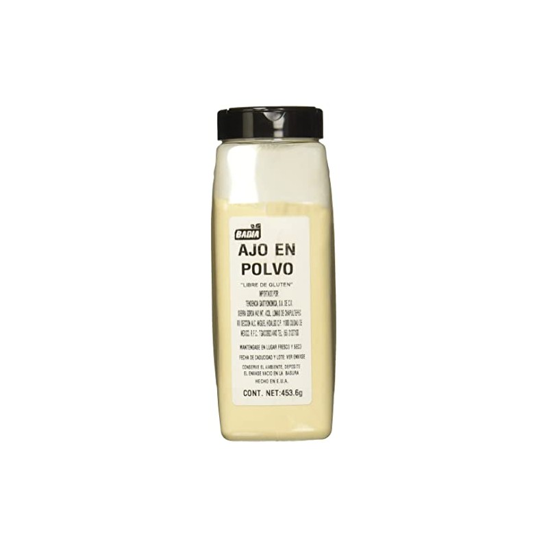 Badia, Badia Ajo en Polvo Garlic Powder, 453.6 gramos