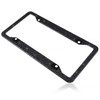 Fashion Handmade 4 Holes Black Crystal License Plate Frames,Premium US